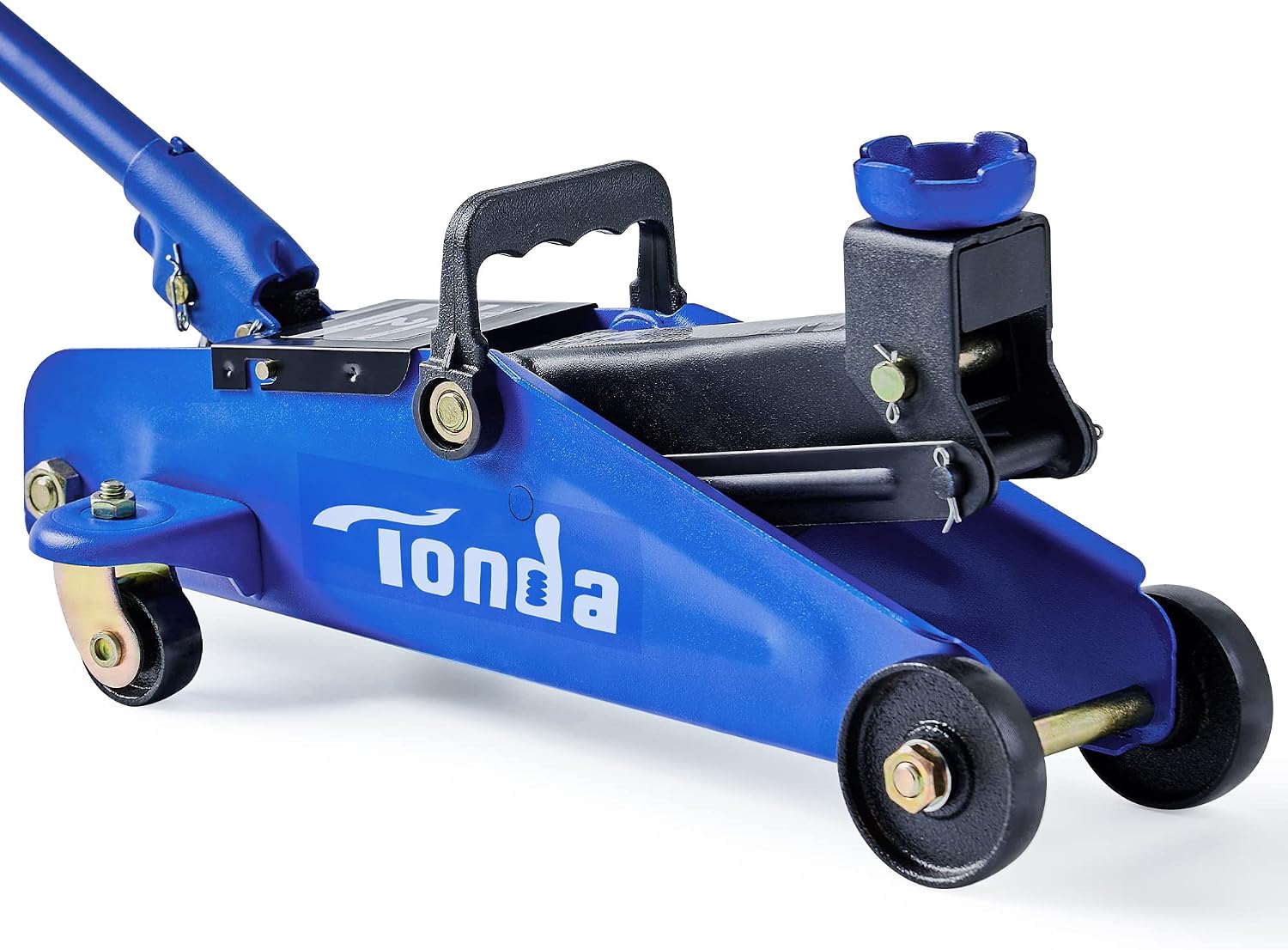TONDA Floor Jack, 3,800 lb Hydraulic Car Jack, 4.9"-11.8", Blue