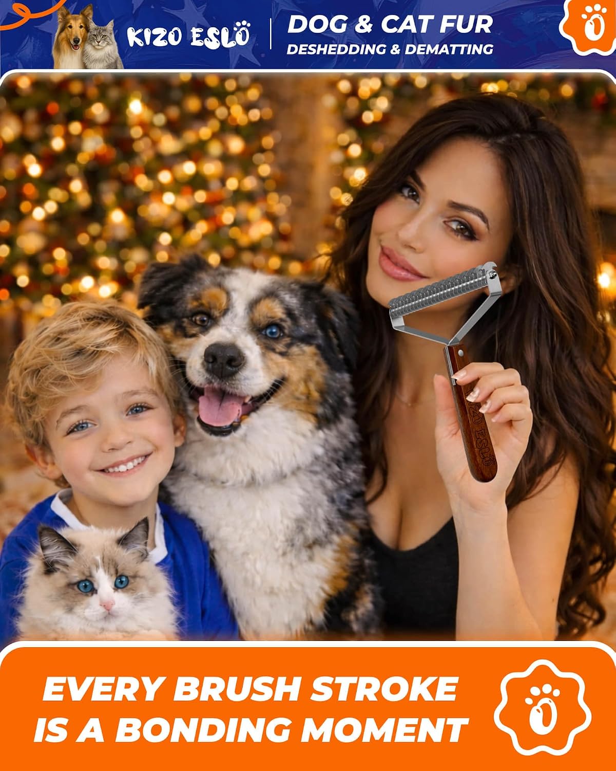 XL+ Undercoat Rake for Dogs & Cats,