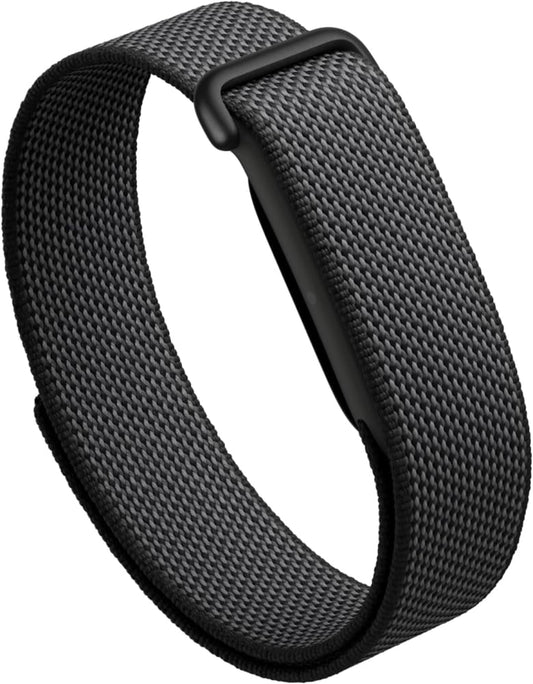 Google Fitbit Air - Screenless Activity Tracker with Fitness, Heart Rate, and Sleep Tracking - Personalized AI-Powered Coaching - Up to 7 Days’ Battery Life - Works with iOS and Android - Obsidian