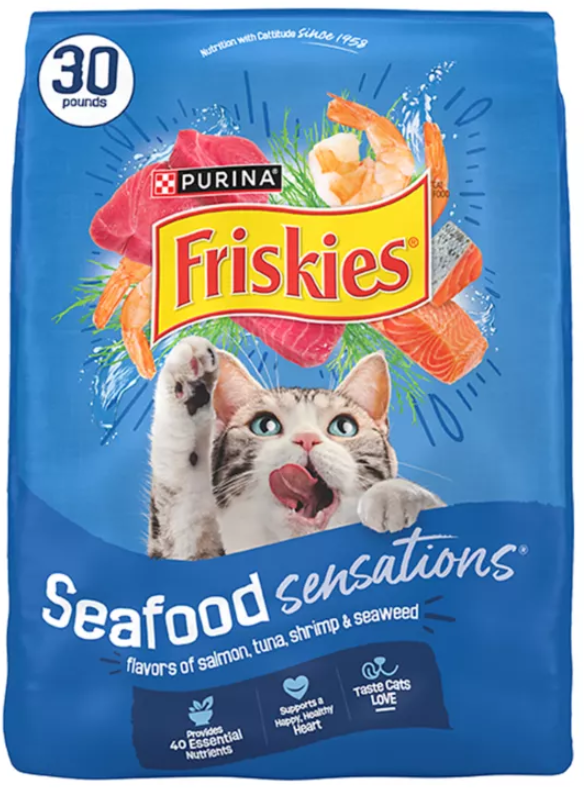 Friskies® Seafood Sensations Adult Cat Dry Food - Seafood