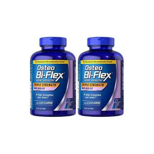 Osteo Bi Flex Triple Strength MSM With D3 200 Tabs (2 Pack)