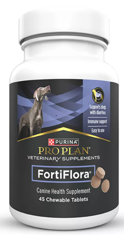 Purina® Pro Plan® Dog Veterinary Supplements FortiFlora Chewable Tablets, Liver Flavor, 45 Count