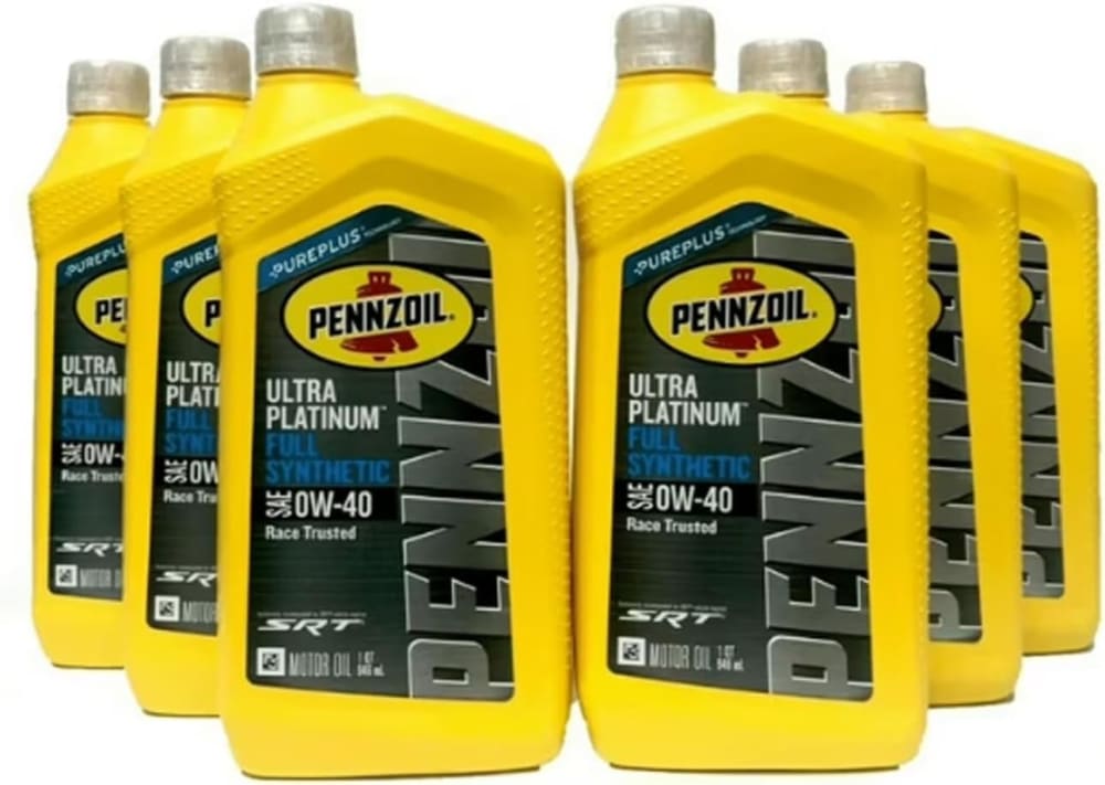 Mopar Chrysler Dodge Jeep Penzoil Ultra Platinum Full Synthetic 0W-40 7 Qts.